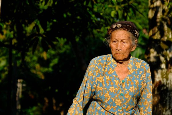 A community elder from a village near the Rimba Raya Orangutan Reserve.